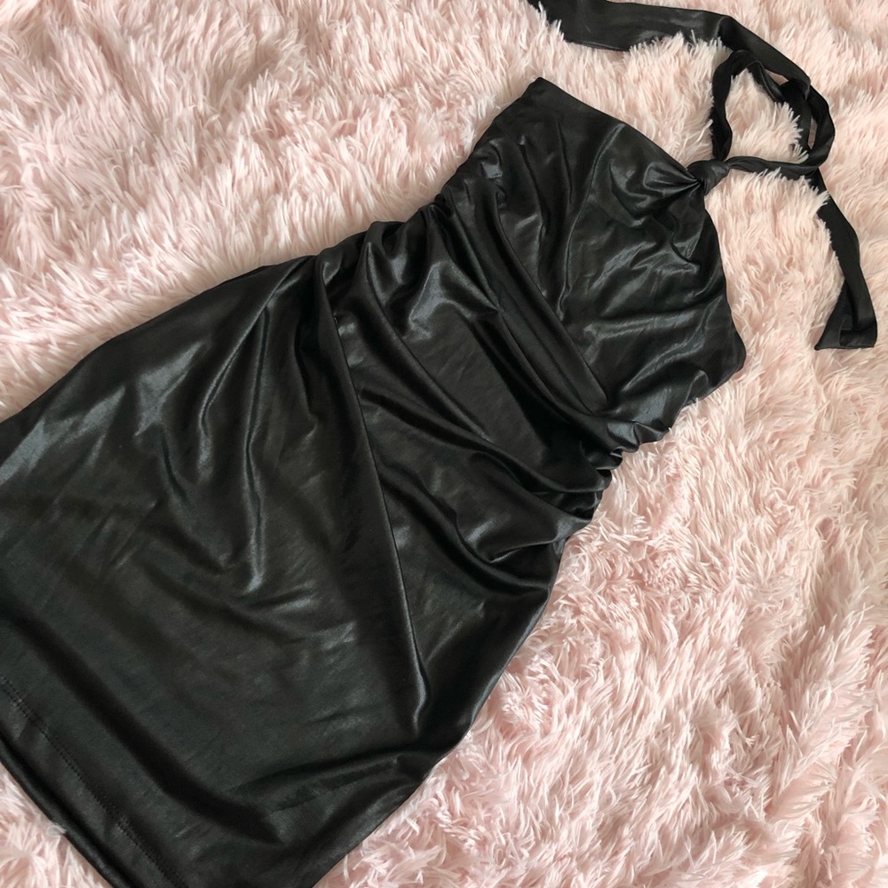 Halter Ruched Dress - Picture 3 of 6